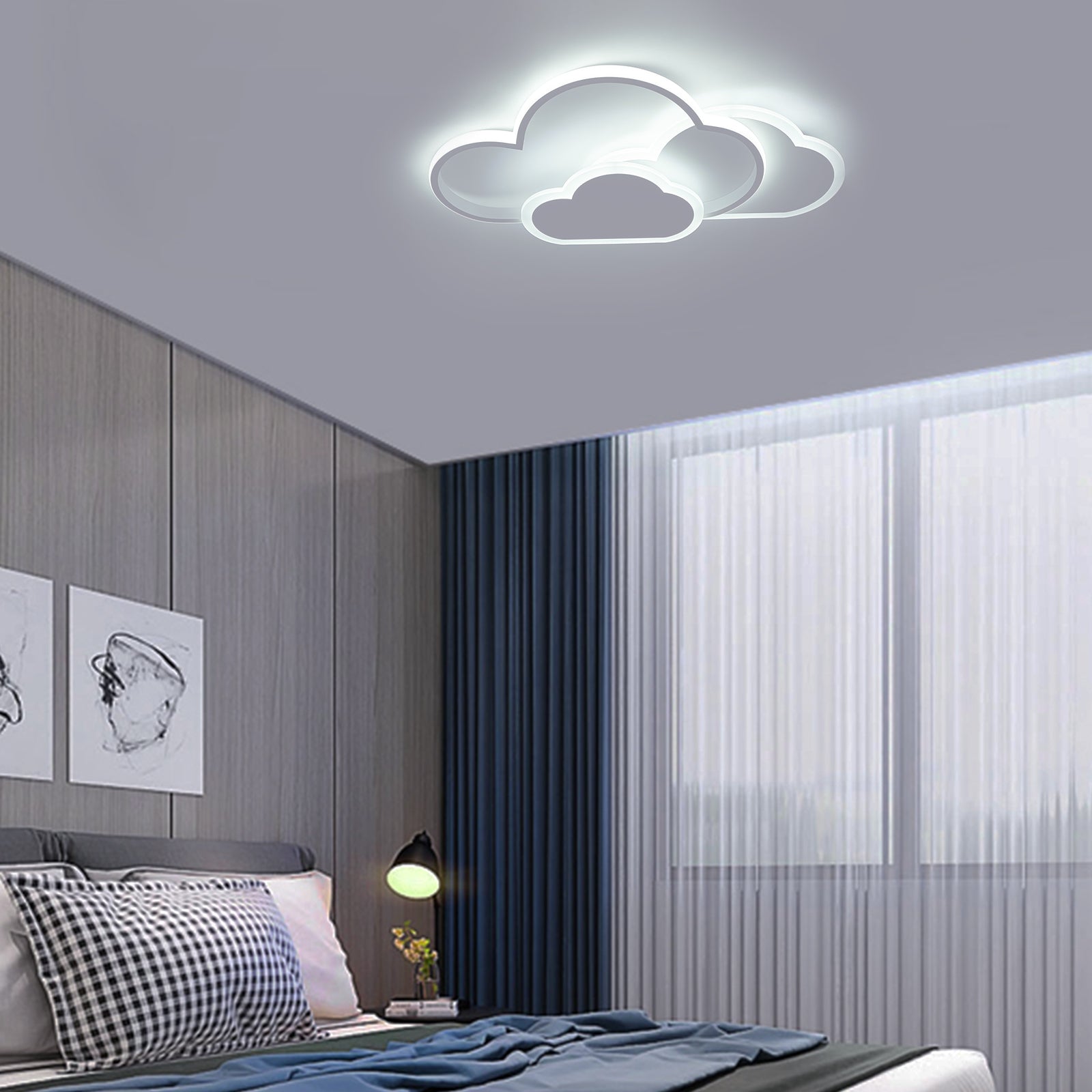 LED Cloud Ceiling Lamp Modern Design