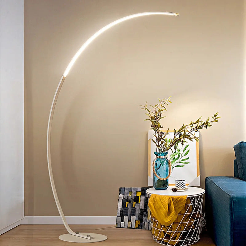 Corner Floor Lamp with LED Lighting