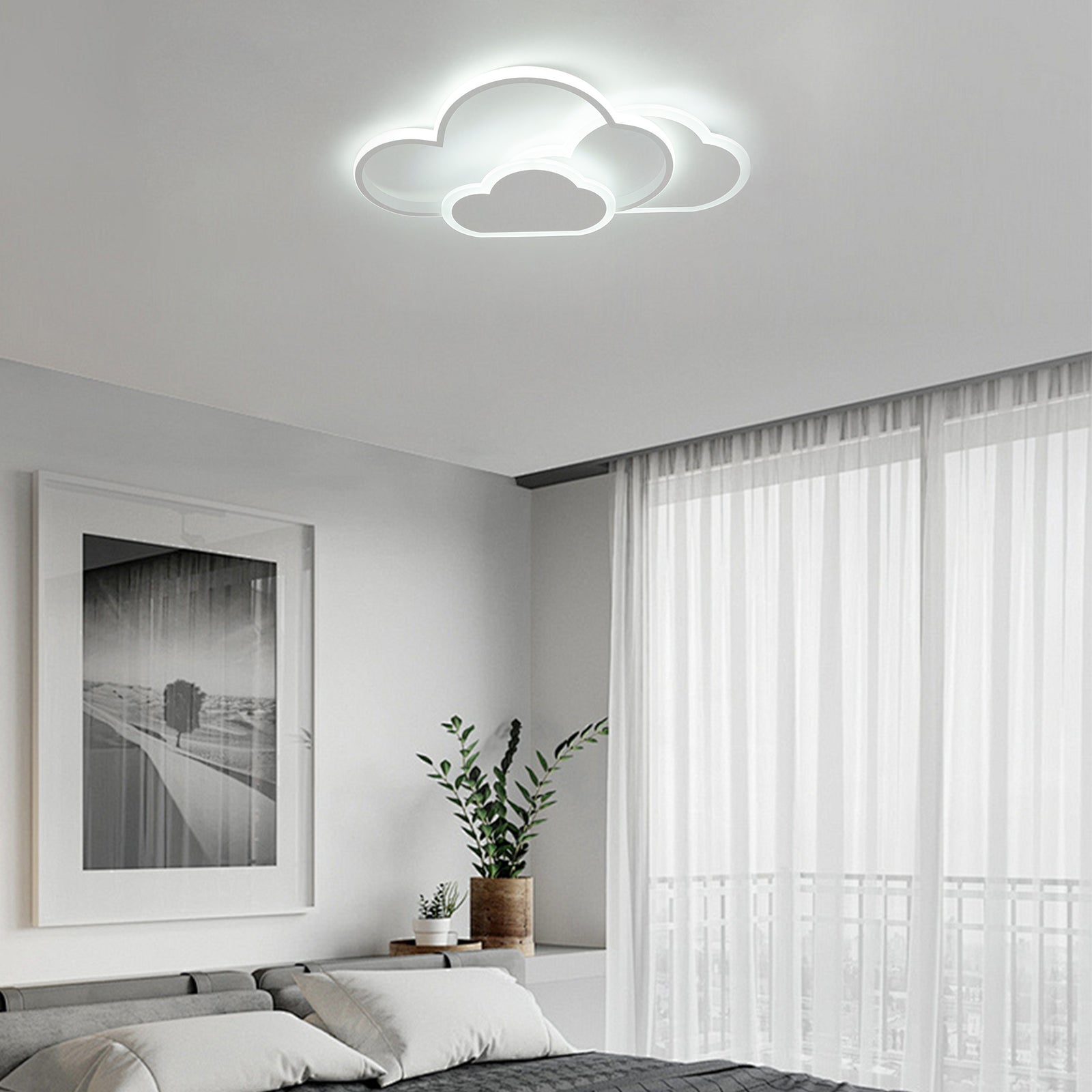 LED Cloud Ceiling Lamp Modern Design