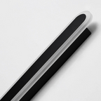 Slim minimalist LED wall light with metal and acrylic design, IP65 weatherproof for indoor or outdoor use