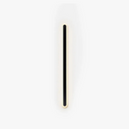 Slim minimalist LED wall light with metal and acrylic design, IP65 weatherproof for indoor or outdoor use