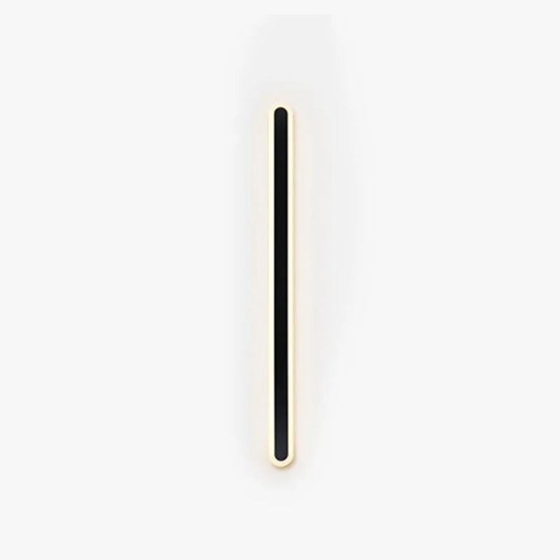 Slim minimalist LED wall light with metal and acrylic design, IP65 weatherproof for indoor or outdoor use