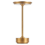 Wireless dimmable metal table lamp with USB-C charging and touch control