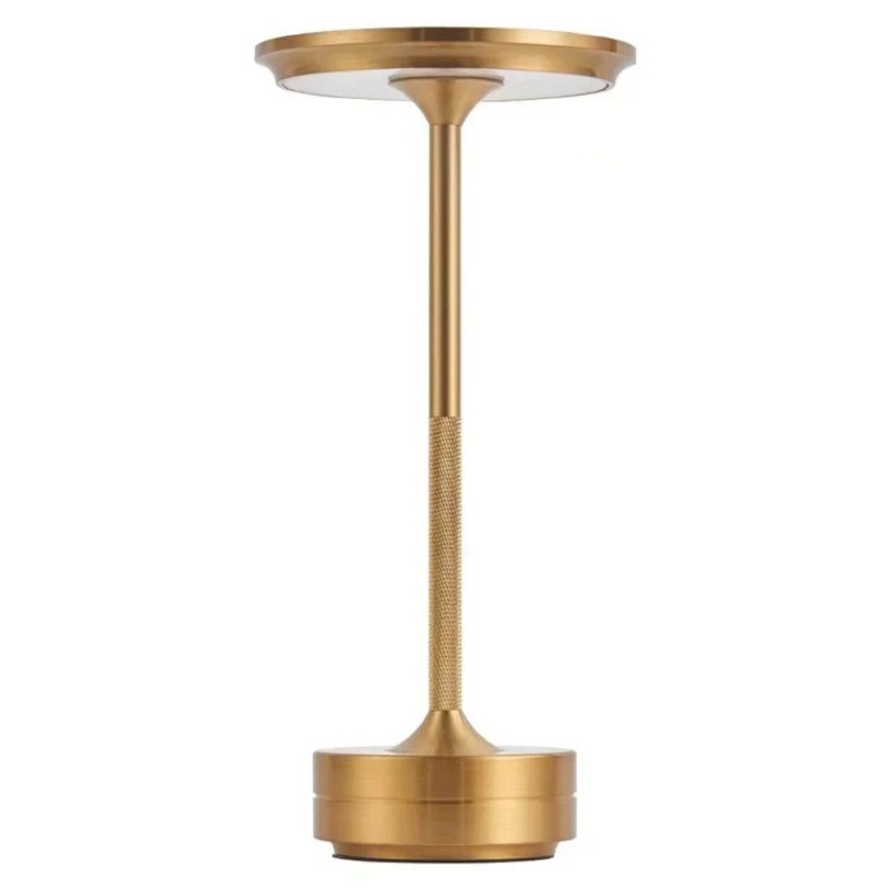 Wireless dimmable metal table lamp with USB-C charging and touch control