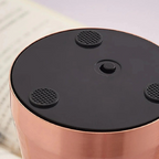 Compact wireless mini LED table lamp with touch control and minimalist Danish design
