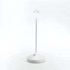 Wireless LED table lamp with dimmable warm light and water-resistant design