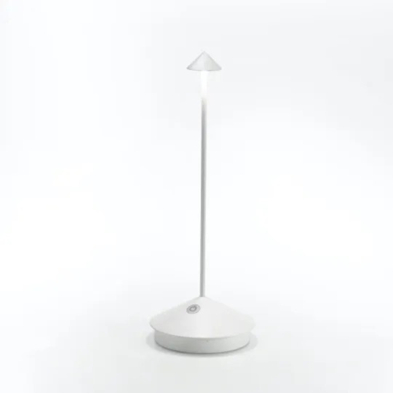 Wireless LED table lamp with dimmable warm light and water-resistant design